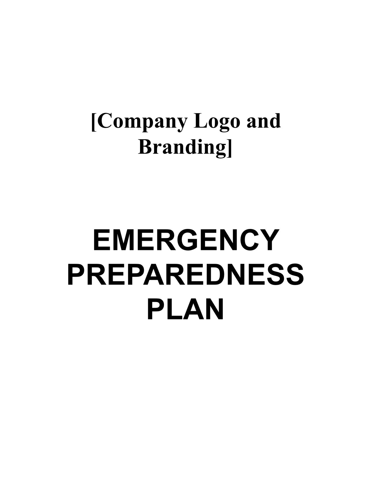 Emergency Preparedness Program - AMA Quality Consulting INC